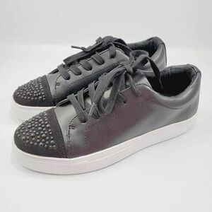 Katy Perry The Andre Rhinestone Black Sneakers 7M